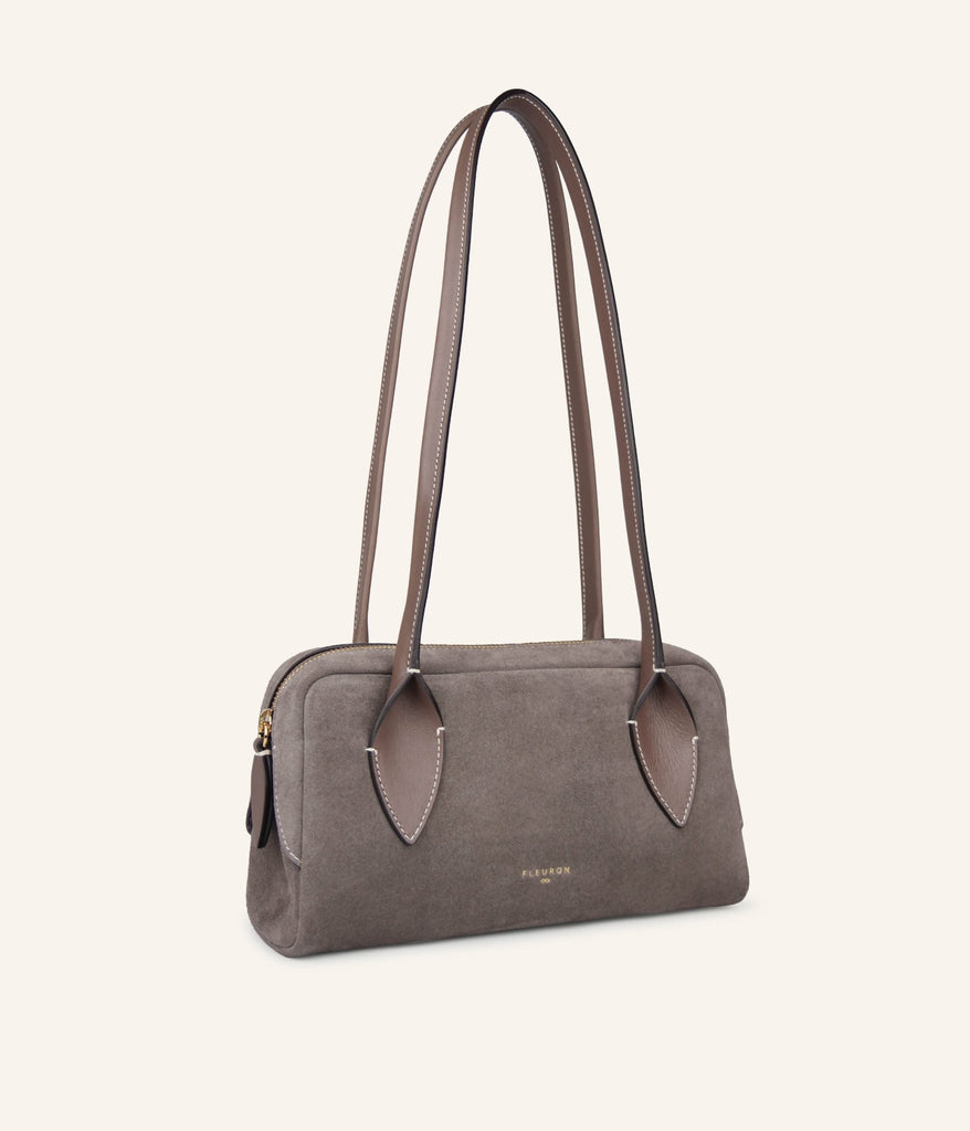 Mini Bambou | Suede Taupe - Fleuron Paris